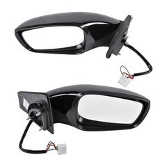 2x Power Mirrors Manual Folding & Heated & Turn Signal Fit for Hyundai Sonata 2.