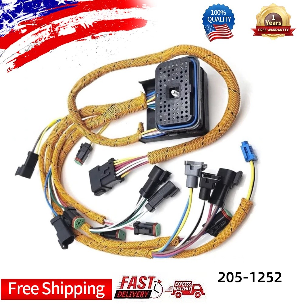 For Caterpillar 3126B 3126E 3126 205-1252 2051252 Truck Engine Wiring Harness