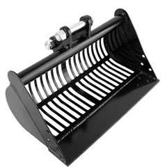 Heavy Equipment Skeleton Bucket 23.6″ Pin 25×160 for Mini Excavator 3 Ton Below