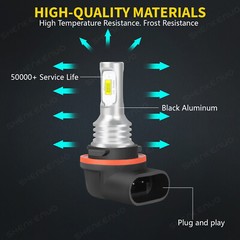 For Honda Foreman Rubicon 520 2020 2021 2022, LED Headlight Bulbs 12V 35/35W