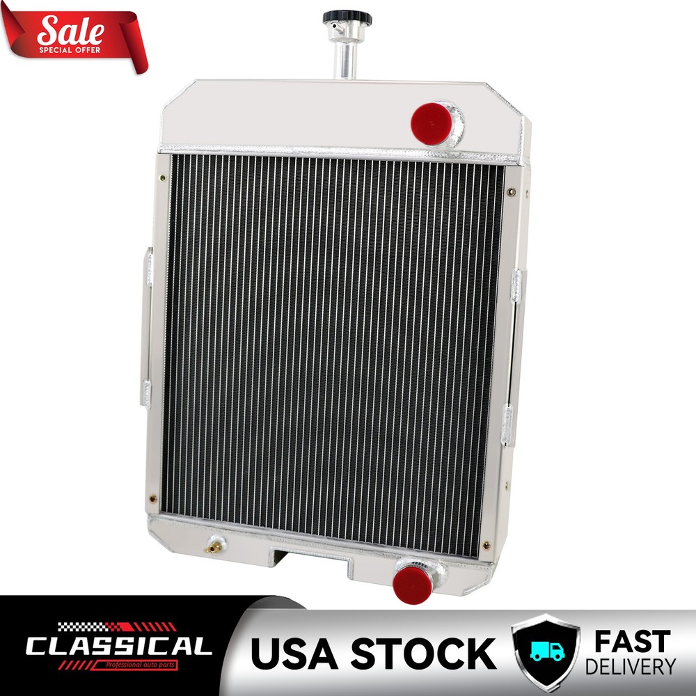 4 ROW 70MM RADIATOR FOR CASE/ IH-FARMALL 70 666 686 706 756 # 396352R91 65427C1