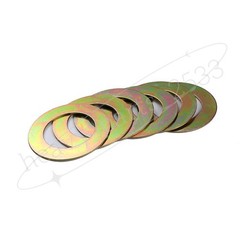 6pc 50mm x80mm x2mm Bucket Pin Shim Iron Excavator Skid Steer For Komatsu