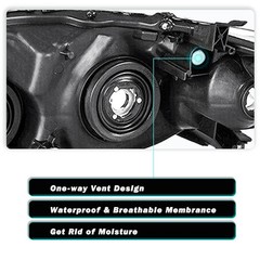 Headlight Assembly 2011-2013 Toyota Corolla Passenger Side Factory Style w Bulbs