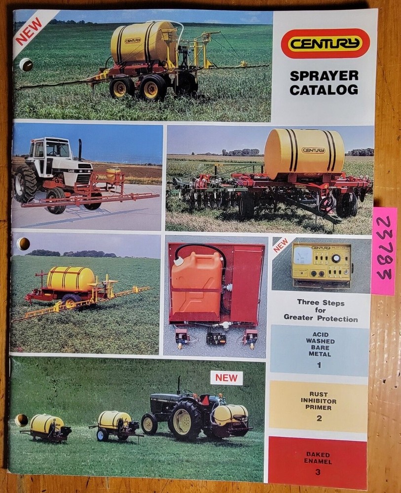 Century Sprayer Catalog Brochure X12091 7/82