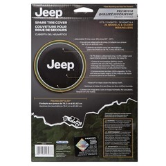 Plasticolor Jeep Premium Spare Tire Cover 30-33in Water Resistant