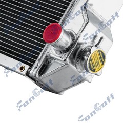 4Row Radiator For Case Backhoe 570LXT 580SL 586E 590SL P70 P85 234876A1/234876A2