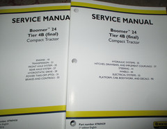 New Holland Boomer 24 Tier 4B Tractor Service Shop Repair Manual NH ORIGINAL NOS