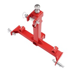 3 Pt Gooseneck Ball Hitch Adapter 2″ Receiver Trailer Drawbar For Cat1 tractors