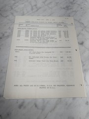 JOHNSON WORK HORSE PRODUCTS MODEL 24 GENERAL INSTRUCTIONS FORM 174 PRICE LIST