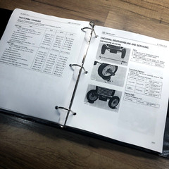 Kubota L2250 L2550 L2850 Tractor Service Repair Manual Shop Book In Hard Binder