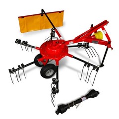 MechMaxx Hay Baler & Hay Rake Tedder & Disc Mower Bundle, HB3120, HT100, DM6