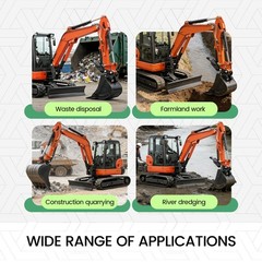 For Kubota Quick Attach Bucket Ears Attachment KX040 KX71 KX91 KX121 KX033 U35