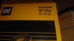 CAT Hydraulic Filter Ir-0735 — two filters