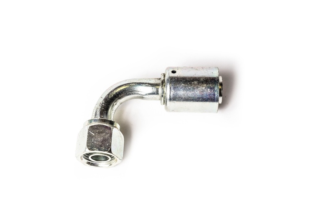 Reduced Beadlock AC Fitting Steel #10 Fem 90 Step to #14 RD-5-12454-0P