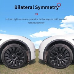 1PCS Left Storm Style 19 Inch Wheel Cover Hubcap for Tesla Model Y 2020-2024