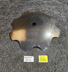 (QTY 4) SMA 16110203N Disc Harrow Blade 16″ Notched fits 1″ x 1 1/8″ Square Axle