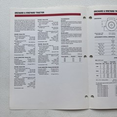 Case International Model 495, 595, 695, 995 Orchard & Vineyard Tractor Brochure