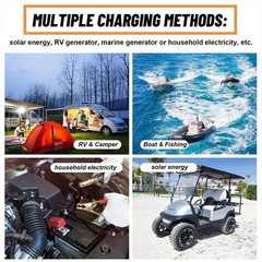 PUJIMAX 12V 100Ah BMS 100Ah LiFePO4 Lithium Battery Deep Cycle Marine Off-grid