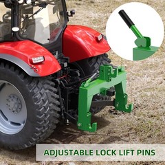3 Point Quick Hitch for Category 1 & 2 Tractors 3000LBS Lifting Capacity Tractor