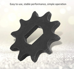10T Sprocket,Motor Sprocket,420 Model 2Pcs 10 Teeth Steel Motor Chain Sprocket,1