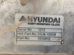 Hyundai HL757TM-9 Hydraulic Valve – Used | P/N 31LN10310