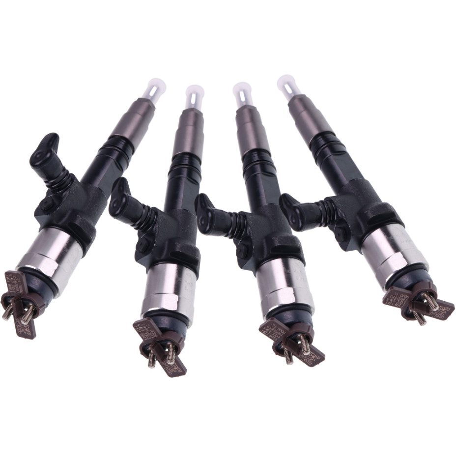 4X Fuel Injector 1J500-53050 for Kubota V3800 Engine M100 M8560 Loader SVL90-2