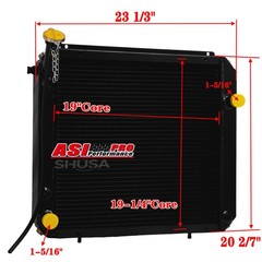 580013390 Forklift Radiator fits Hyster Yale S40-65XM 1375909 2038182,8504676 US