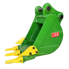 JMA 12in Mini Excavator Bucket 2-3 Ton 35mm Pin-On Trenching Heavy Duty Steel