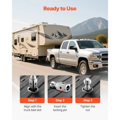 Gooseneck Ball Hitch Fit 2-5/16″ Hitch, 30K lbs Capacity for Towing & Off-Road