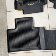 2023-26 Lexus RX All Weather Floor Mats Black OEM PT206-48231-20 Front and Rear