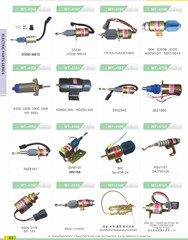 Shut down solenoid, Replace 2001-12E2U1B1S1A, SA-5174-12,AE47999,AE44912 3040174