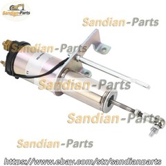 12V Fuel Stop Solenoid Valve A044F796 For Excavator Flameout Switch Replacement