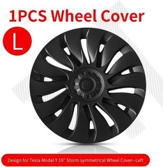 1PCS Left Storm Style 19 Inch Wheel Cover Hubcap for Tesla Model Y 2020-2024