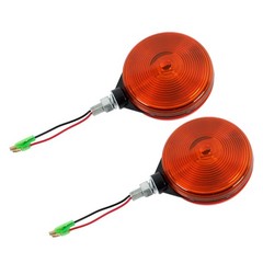 2X 3C081-75870 Amber Hazard Light For Kubota B L M Series Tractors