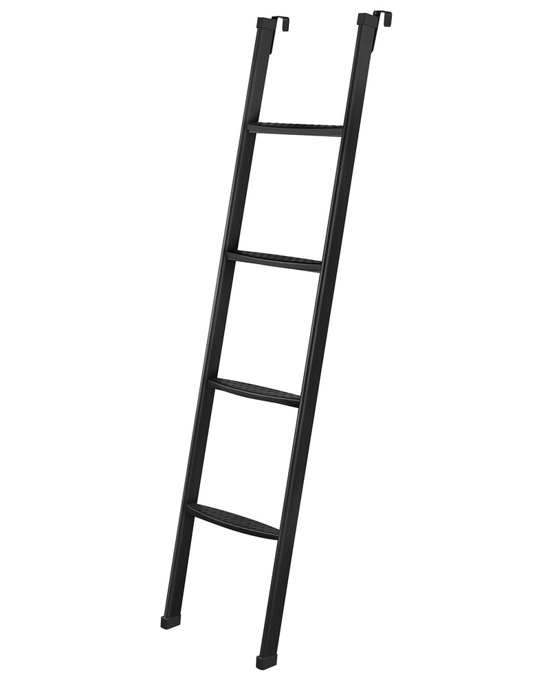 RV Bunk Ladder 55 Inch, Heavy Duty Bunk Bed Ladder with 4 Hook, Wide Foot Ste…