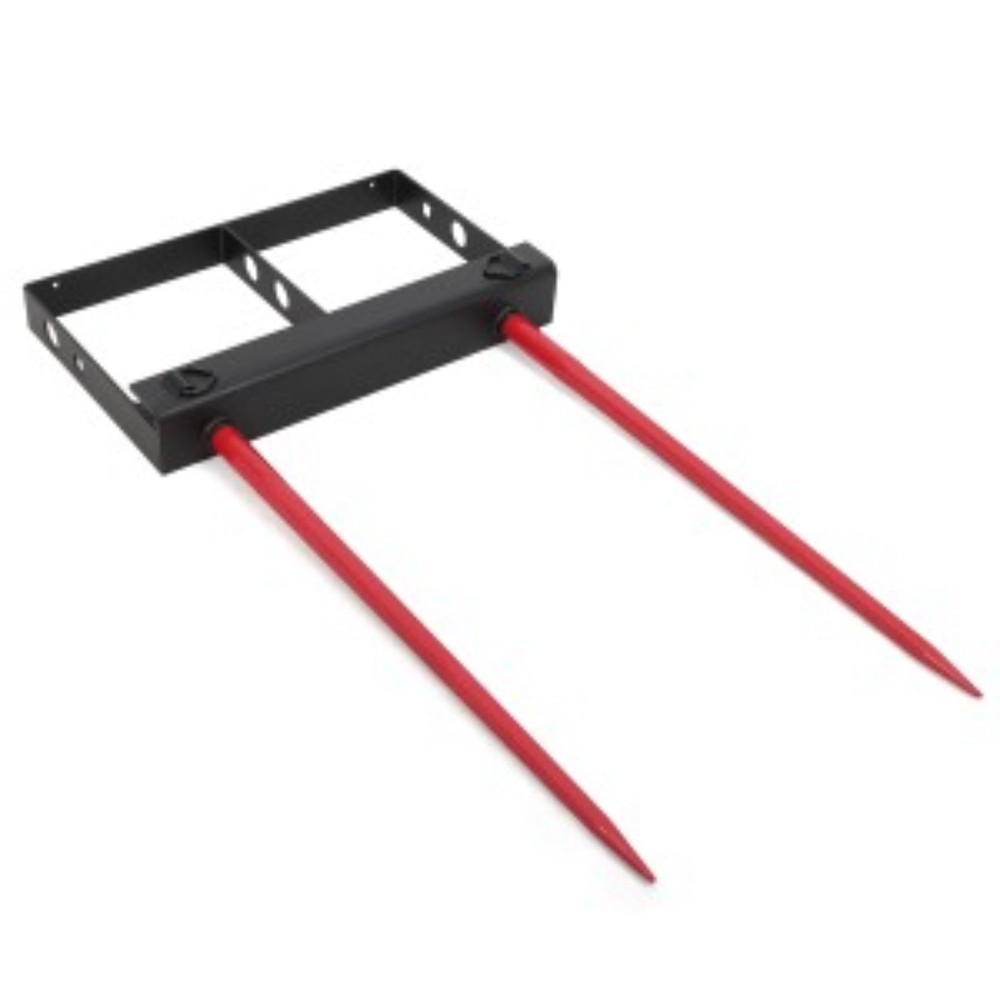 Garvee 4000BLS Universal Hay Bale Spear Tractor Bucket Spike Forks w 2pcs Spears