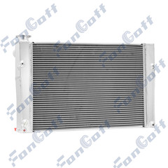 4 Row 70mm Aluminum Radiator fit Case New Holland Skidsteer 47946380 47362351 US