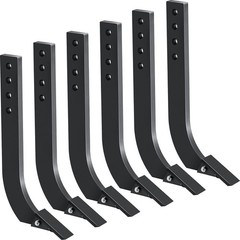 1/5/6/7pcs 18” Box Blade Shank Scarifier Shanks Teeth 4 Holes Box Scraper Shank