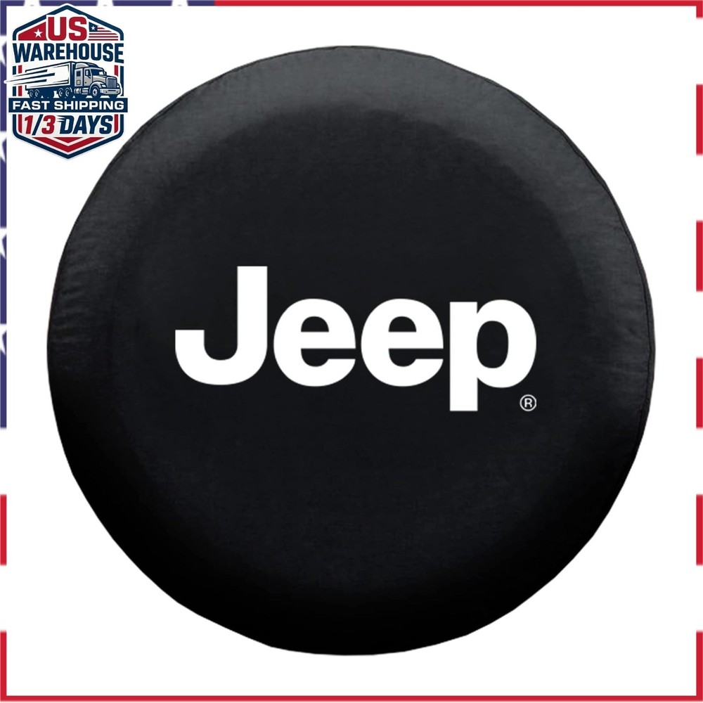 Plasticolor Jeep Premium Spare Tire Cover 30-33in Water Resistant