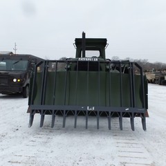 Dozer blade root rake, 10 FT wide, 2200 lbs steel NEW, USA Attachments