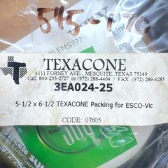 Texacone 3EA024-25 Hydraulic Packing Seal 5-1/2″ x 6-1/2″ ESCO-Vic 07605