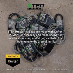 8TEN Belt with Kevlar for Scag Tiger Cat Cub Cheetah 482137 483241 Husqvarna