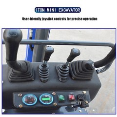 Free delivery unloading. 1-ton mini excavator, 13.5hp EPA engine, 3 accessories
