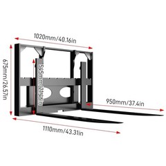 FREE SHIP 23HP Mini Skid Steer Loader Three-stage Pump with 3 Attachments