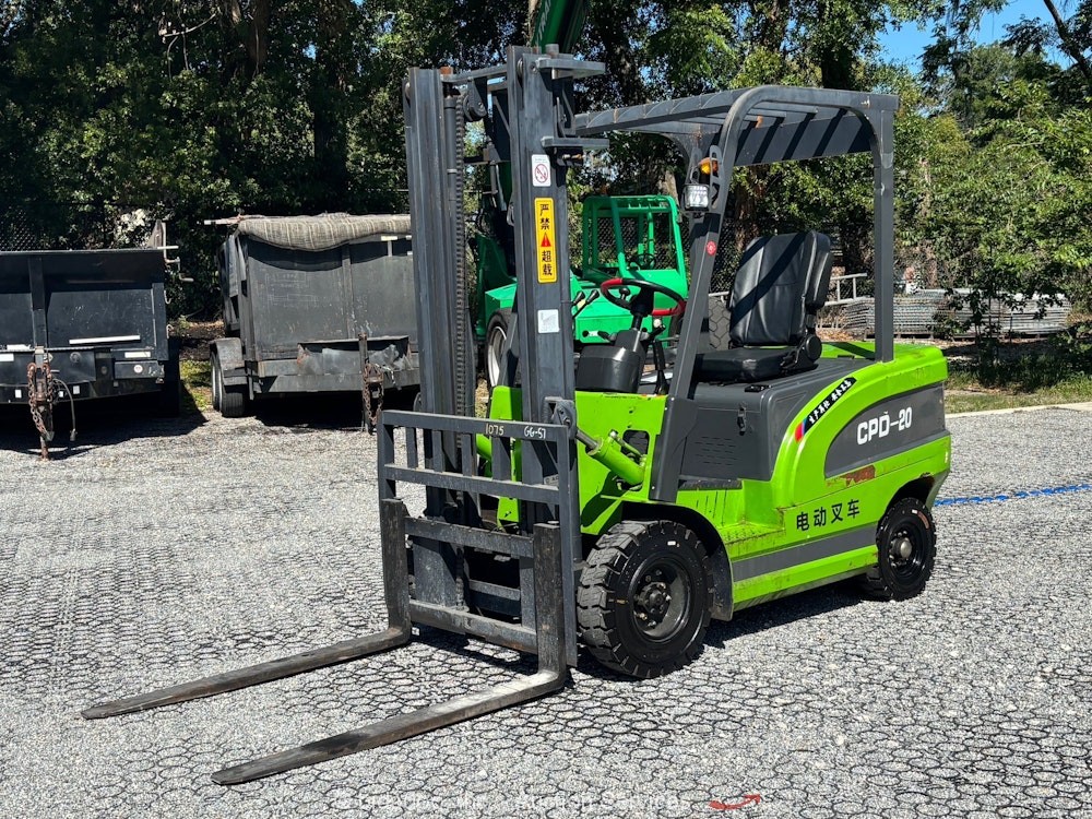 2024 AGT CPD20 5,000 lbs 60V Electric Warehouse Forklift Lift Truck bidadoo