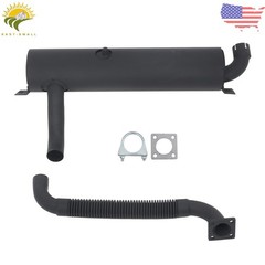Muffler & Exhaust Pipe Kit 6676728 6677371 Fit For Bobcat S185, S205, T190, S150
