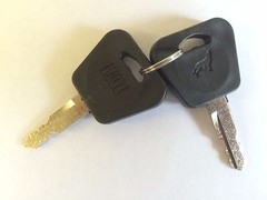 New OEM KIOTI T4625-75191 Starter Switch Keys for CK DK DS RX Tractors, Mechron