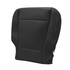 Black Perforated Leather Driver Bottom Seat Cover Ford F150 Lariat 2015-2017