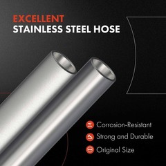 A-Premium Power Steering Return Hose Line Assembly Compatible with Ram