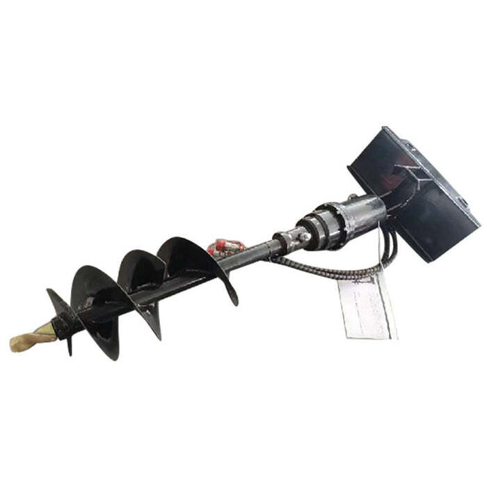 Agrotk M-AG Hydraulic Auger Mini Skid Steer Attachment 12inch for Micro Loader